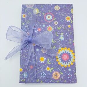 Handmade Paper Photo Book Scrapbook Album Memories Picture Purple 4x6 Photos